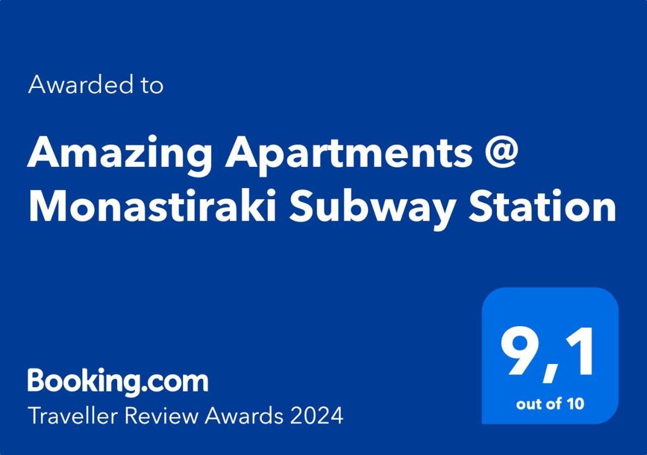 Amazing Apartments @ Monastiraki Subway Station Atenas Exterior foto